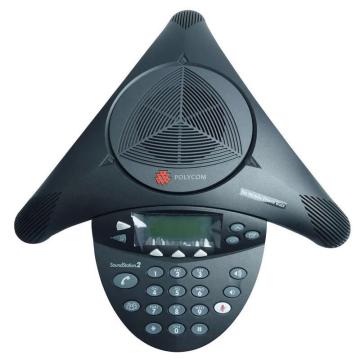 博诣/Poly 商务电话机，八爪鱼 模拟话机soundstation 2标准型 适用中型会议室 售卖规格：1套