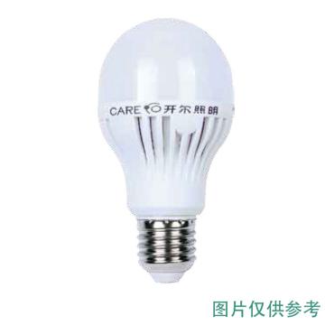 开尔照明 LED灯泡，声光控球泡，5W，白光，E27 A60，60×114mm，470lm 售卖规格：1个