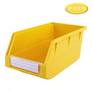Raxwell 背掛零件盒 物料盒，外尺寸規格D*W*H(mm)：270×140×125，全新料，黃色，單位：個