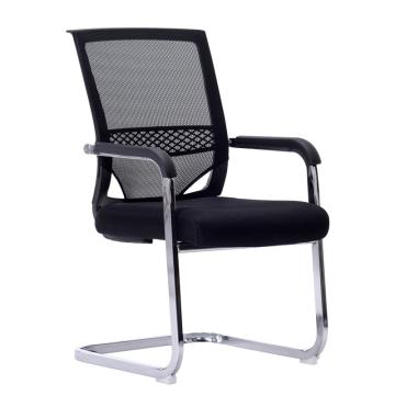 京鑫辉 商务椅弓形椅，XH-SWY-6 会议办公椅简约网面员工椅子 黑色 （散件不含安装） 售卖规格：1把