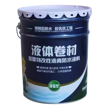 通薪/TX 高聚物改性沥青防水涂料，黑色,20kg/桶 售卖规格：20公斤/桶