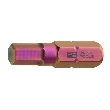 PB SWISS TOOLS 6.35mm(1/4")六角柄内六角螺丝刀批头，10支/盒，PB C6.210/2盒装 2*25mm 售卖规格：1盒