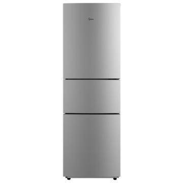 美的 三门电冰箱，BCD-210TM(ZG) 浅灰色 售卖规格：1台