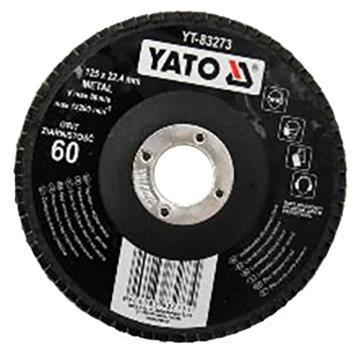 易尔拓/YATO 棕刚玉平行百叶轮，YT-83293 125×22.23，60# 售卖规格：1个