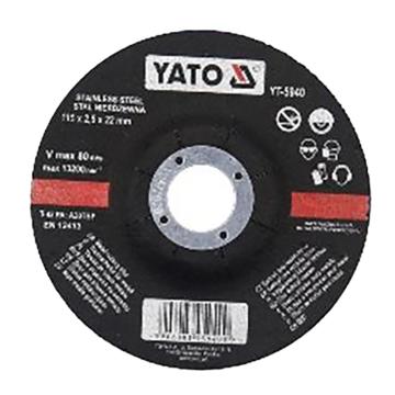 易尔拓/YATO 钹型不锈钢切片，YT-5940 115×22×2.5 售卖规格：1包