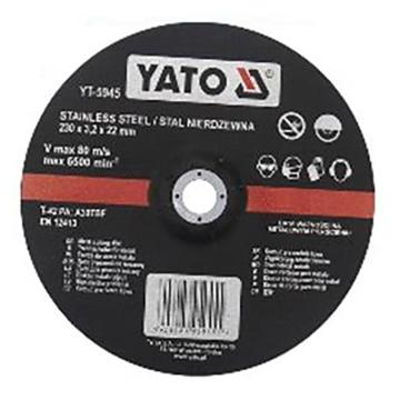 易尔拓/YATO 钹型不锈钢切片，YT-5945 230×22×3.2 售卖规格：1包