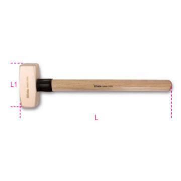 百塔/Beta 1380BA型重磅锤专用木柄，Beta-013800865，1380 BA/MR1500 售卖规格：1根