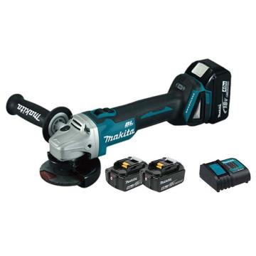 牧田/makita 充电式角向磨光机角磨机打磨机，DGA402SFJ ，盘径100mm4寸，18V3.0Ah两电一充 售卖规格：1台