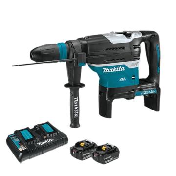 牧田/makita 充电式无刷电锤，DHR400T2N ，五坑柄，夹持40mm 仅用于混凝土，36V 5.0Ah电池两电一充 售卖规格：1台