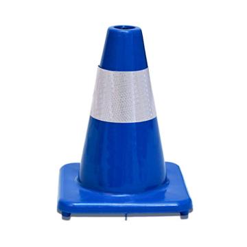 嘉辽 蓝色PVC交通安全反光路锥，30公分，JT1201 售卖规格：1个
