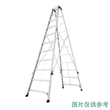 长谷川 铝合金加固专用人字梯，XAM3.0-33 双侧梯，XAM，踏板数:11，额定载重:130kg，有效高度:319cm 售卖规格：1台
