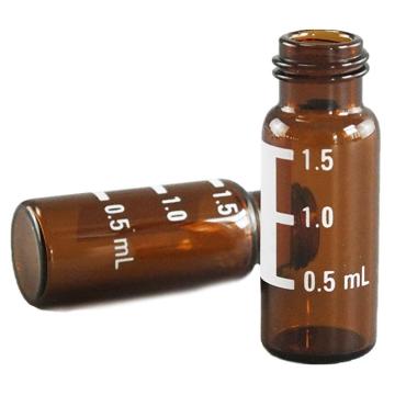 泰坦 2mL棕色样品瓶，8-425螺口 带书写处带刻度 11.6×32mm 进口特优硼硅玻璃，1盒（100个/盒），FXJYP-0010 售卖规格：1盒