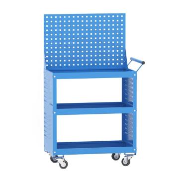 盛悦欣美 三层工具车,尺寸(长×宽×高mm):700×400×800蓝色,加蓝色侧板,每层称重:300kg，加厚冷轧钢 售卖规格：1台