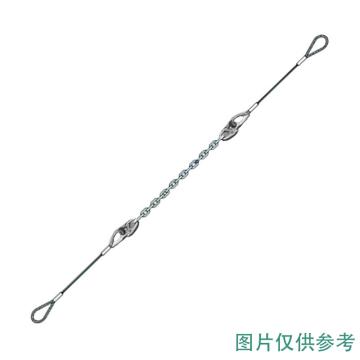 包头亚肯 钢丝绳吊链组合吊索具，5m3t,绳长1.5m(13/15mm)链长2m(10mm)K10 售卖规格：1付