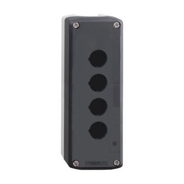 施耐德电气 IP66空按钮盒（可装 4 个塑料钮），XALD04 售卖规格：1个