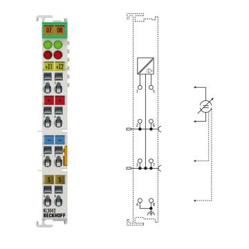 倍福/BECKHOFF 模拟量输入总线端子模块，KL3042 售卖规格：1个