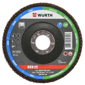 伍尔特/WURTH 百叶轮，579580501 100×16mm，120# 售卖规格：10个/包