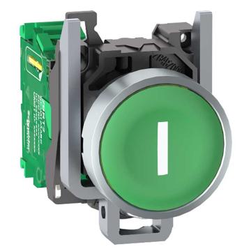 施耐德电气 金属按钮头，ZB4RTA331 白色“I”无线免电池按钮 售卖规格：1个