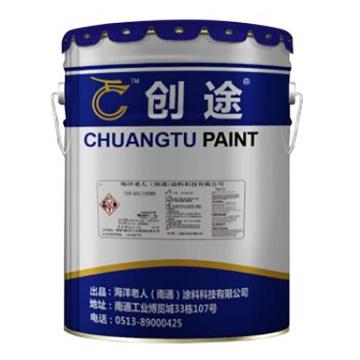 创途/CHUANGTU 氯化橡胶面漆，国标GY09冰灰，5KG/桶 售卖规格：5公斤/桶