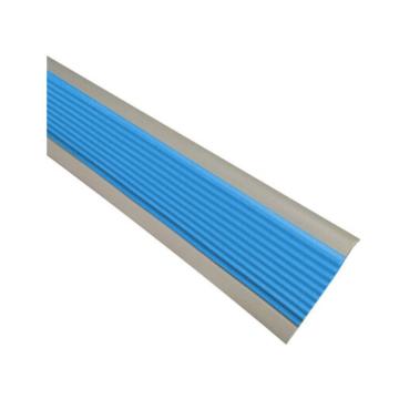 安赛瑞 PVC楼梯包边防滑条，蓝/灰，PVC材质，宽度50mm，厚度3mm，13862 售卖规格：25米/米