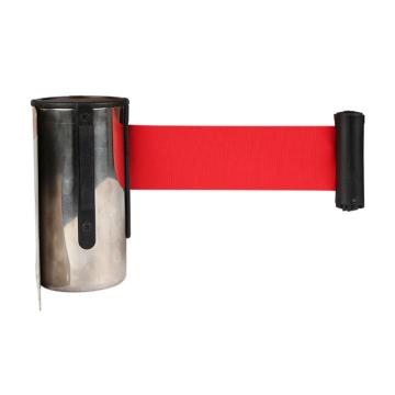 嘉辽 挂壁式伸缩隔离带，3米红色拉带，JT3069 售卖规格：1个