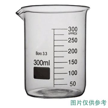 西斯贝瑞 烧杯，400ml，透明，高硼硅玻璃管制，售完即止，SLCG0030 售卖规格：10只/盒