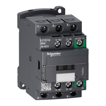 施耐德电气 TeSys D系列三极交直流控制接触器，LC1D18BNE 售卖规格：1个