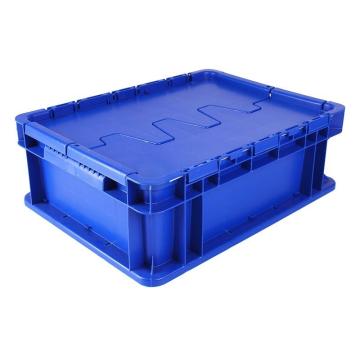Raxwell 翻盖可堆周转箱，RHSS4072 TK-B,尺寸(mm):400×300×148,容量12.0L,蓝色 售卖规格：1个