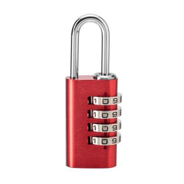 罕码 铝合金密码锁（四位密码）宽度21mm 红色，HMLK3009