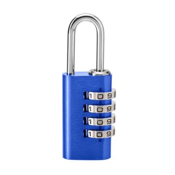 罕码 铝合金密码锁（四位密码）宽度21mm 蓝色，HMLK3011