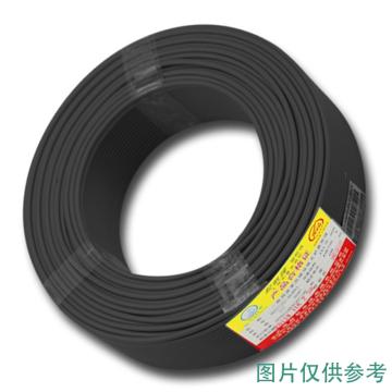 飞鹤线缆 单芯铜塑硬电线，BV-1 黑色 售卖规格：100米/卷