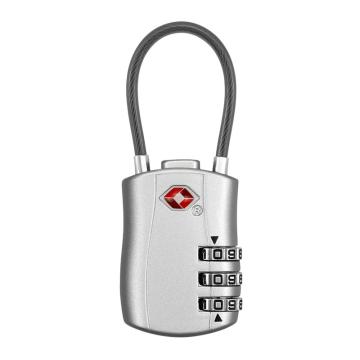 罕码 TSA海关密码锁，HMLK3021 宽度30mm 银色 售卖规格：1个