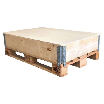 哈德威 8012围板箱，欧标木托盘+围板+盖板，托盘尺寸：800×1200×144mm，围板高度195mm