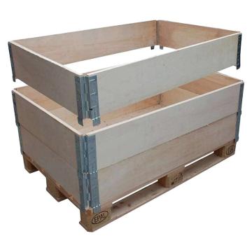 哈德威 1012围板箱，101220木托盘+围板，托盘尺寸：1000×1200×150mm，围板高度195mm