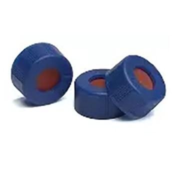 安捷伦 瓶盖螺口蓝色 PTFE/红色硅橡胶隔垫 500/包 瓶盖尺寸：9 mm，5185-5820 售卖规格：1包