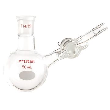 泰坦 反应瓶，玻璃节门，14/20，50ml 特优级，TF531050 售卖规格：1个