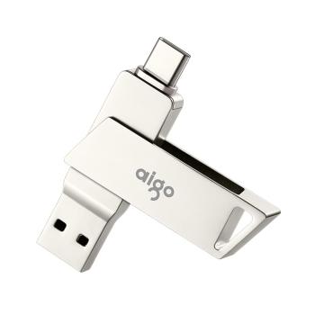 爱国者/aigo TYPE-C手机U盘，USB3.2 U350-128GB 双接口优盘 USB3.2高速读写大容量 售卖规格：1个