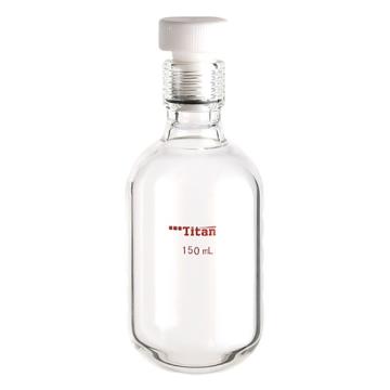 泰坦 厚壁耐压瓶，150ml，15#螺口，瓶身外径×螺口以下长度：60×10cm 特优级，TP170003 售卖规格：1个