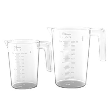 Lab Companion 手柄烧杯（透明）,2000ml，刻度：50ml，聚甲基戊稀（PMP）材质，00PER0000040 售卖规格：1个