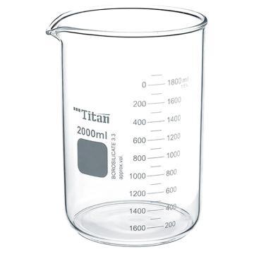 泰坦 厚壁烧杯 特优级 2000ml，1盒（1个/盒）TYBL-0012 售卖规格：1盒