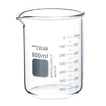 泰坦 厚壁烧杯 特优级 800ml，1盒（1个/盒）TYBL-0010 售卖规格：1盒