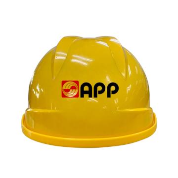 Raxwell Victor安全帽 黄色，ROWG0057 后印红黑“APP”logo（同系列同色20顶起订）
