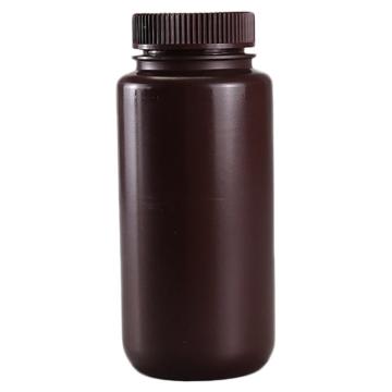 泰坦 塑料广口瓶，PP，500ml，琥珀色，无酶，免洗，防漏无内盖，未灭菌，1包（5个/包，10包/箱），TYSL-HP500A 售卖规格：1包