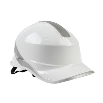 代尔塔 DIAMOND5UP高端版ABS安全帽 白色 Y型下颏带，102029