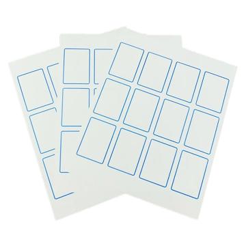 泰坦 蓝框标签，大号50×7cm，经济型（优异水性笔书写效果），可打印/书写，10页/袋，12小张/页，TYBQ-0046 售卖规格：1袋