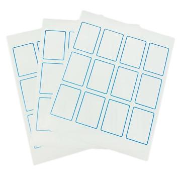 泰坦 蓝框标签，大号50×7cm，经济型（适合铅笔、钢笔、油性笔），可打印/书写，10页/袋，TYBQ-0040 售卖规格：1袋
