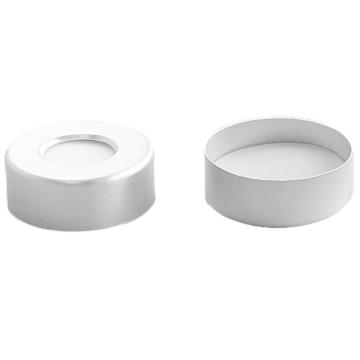 泰坦 20mm预组装银色开孔铝盖 带米色PTFE/白色硅胶垫，1包（100个/包）FXJYP-0043 售卖规格：1包