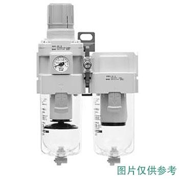 SMC 二联件，AC20D-02G-B 过滤减压阀+油雾分离器 售卖规格：1个