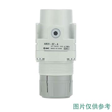 SMC 减压阀，AR30-N02H-Z-A 接管NPT1/4",带螺母,设定压力0.05-0.7Mpa 售卖规格：1个