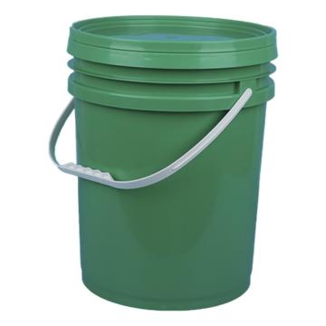 博群 广口桶20L，绿色、材质PP，BQK20-绿 售卖规格：1个